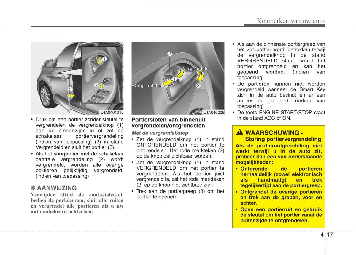 KIA Picanto II 2 handleiding / page 98