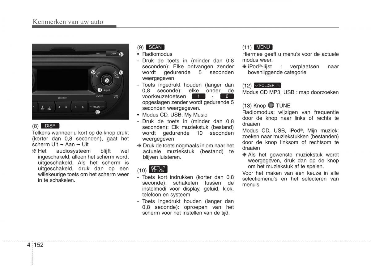 KIA Picanto II 2 handleiding / page 205