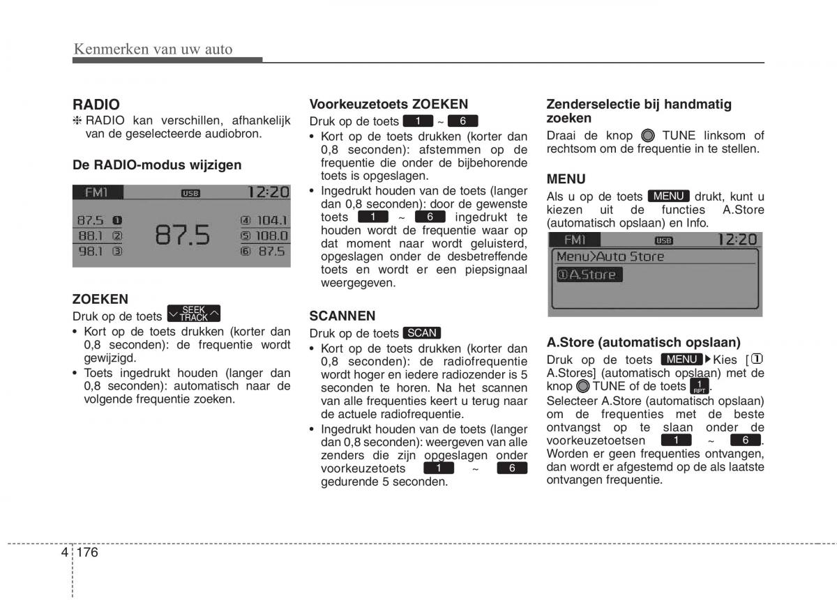 KIA Picanto II 2 handleiding / page 229