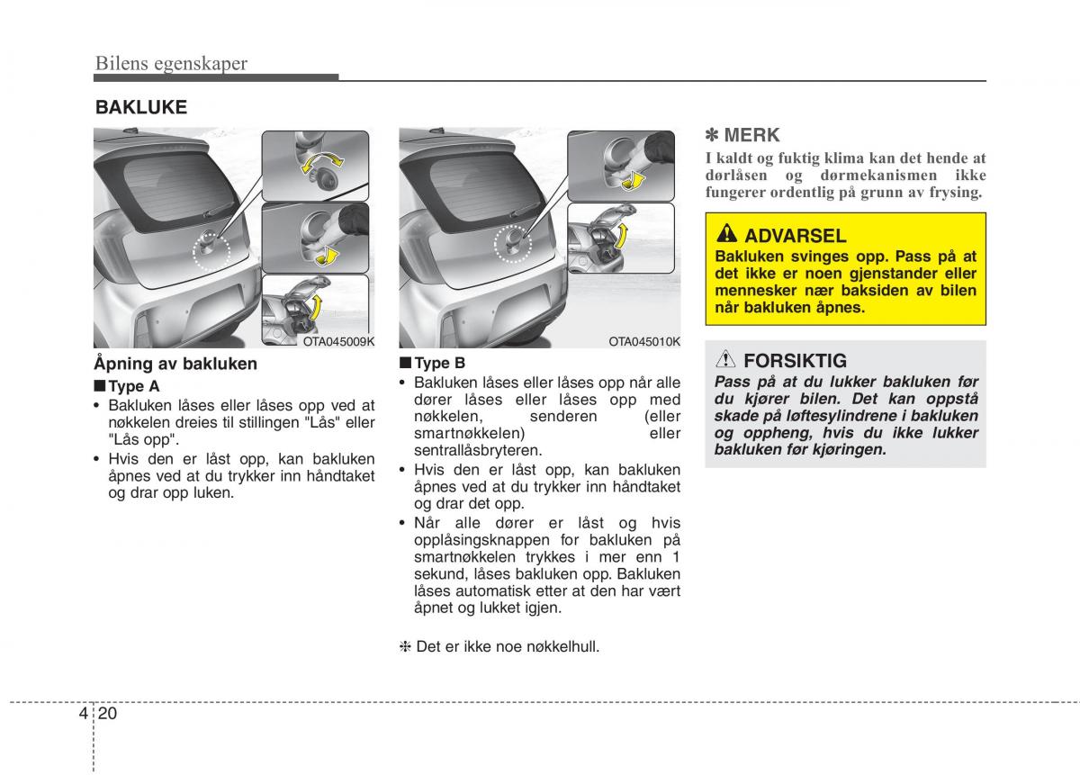 KIA Picanto II 2 bruksanvisningen / page 99