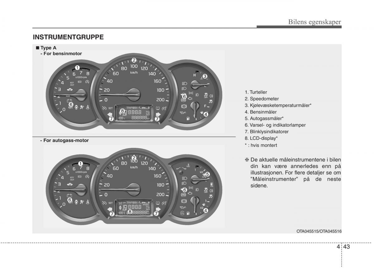 KIA Picanto II 2 bruksanvisningen / page 122