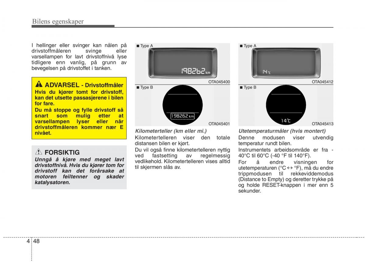 KIA Picanto II 2 bruksanvisningen / page 127