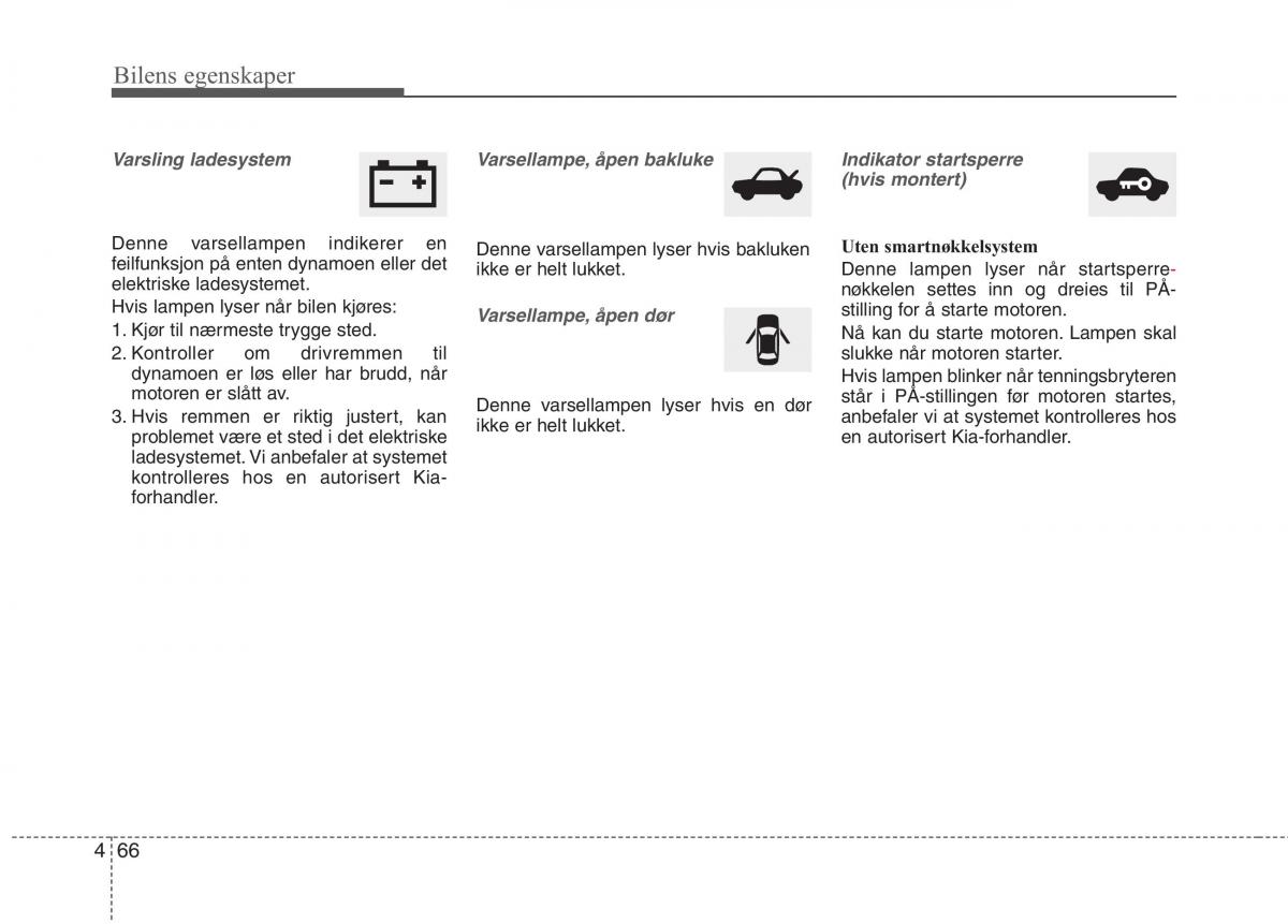 KIA Picanto II 2 bruksanvisningen / page 145