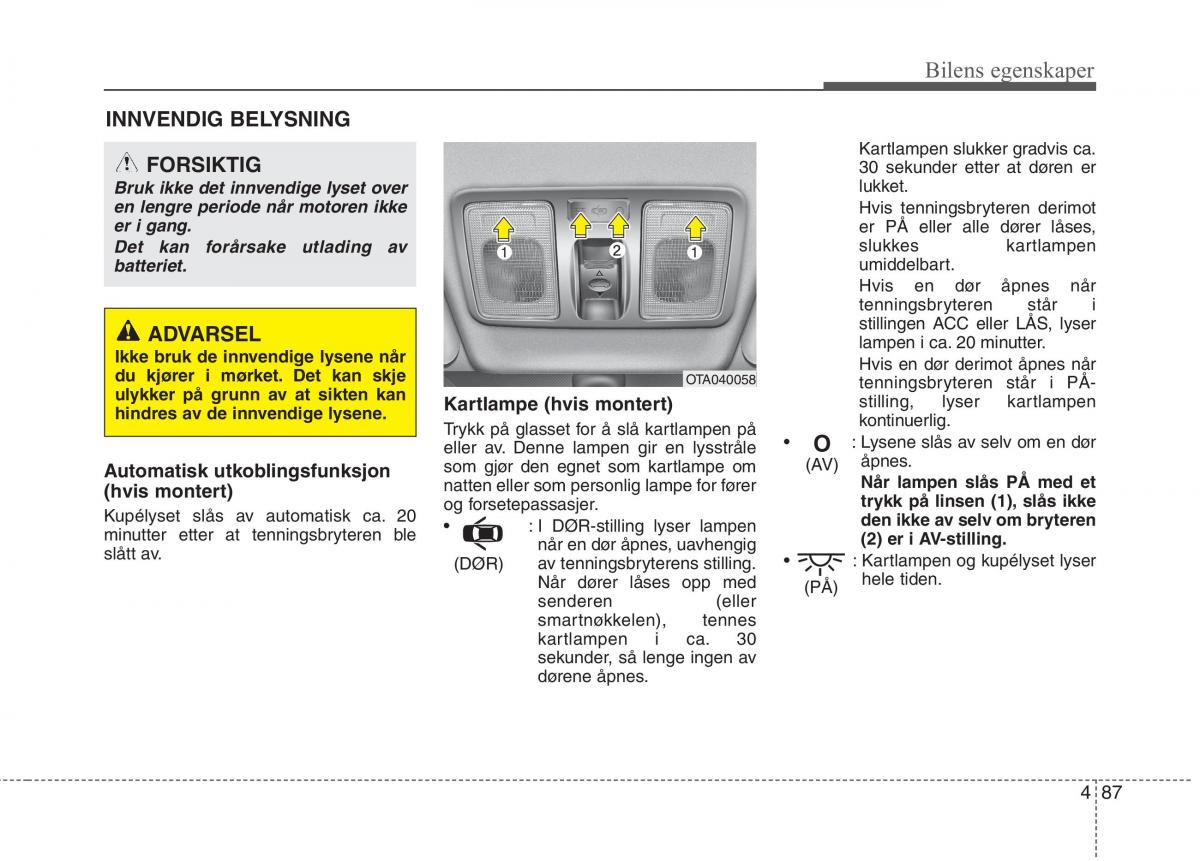 KIA Picanto II 2 bruksanvisningen / page 166