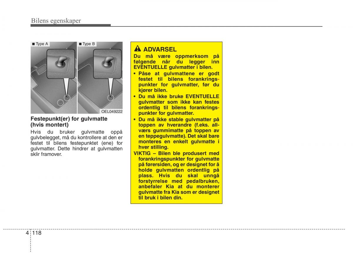 KIA Picanto II 2 bruksanvisningen / page 197