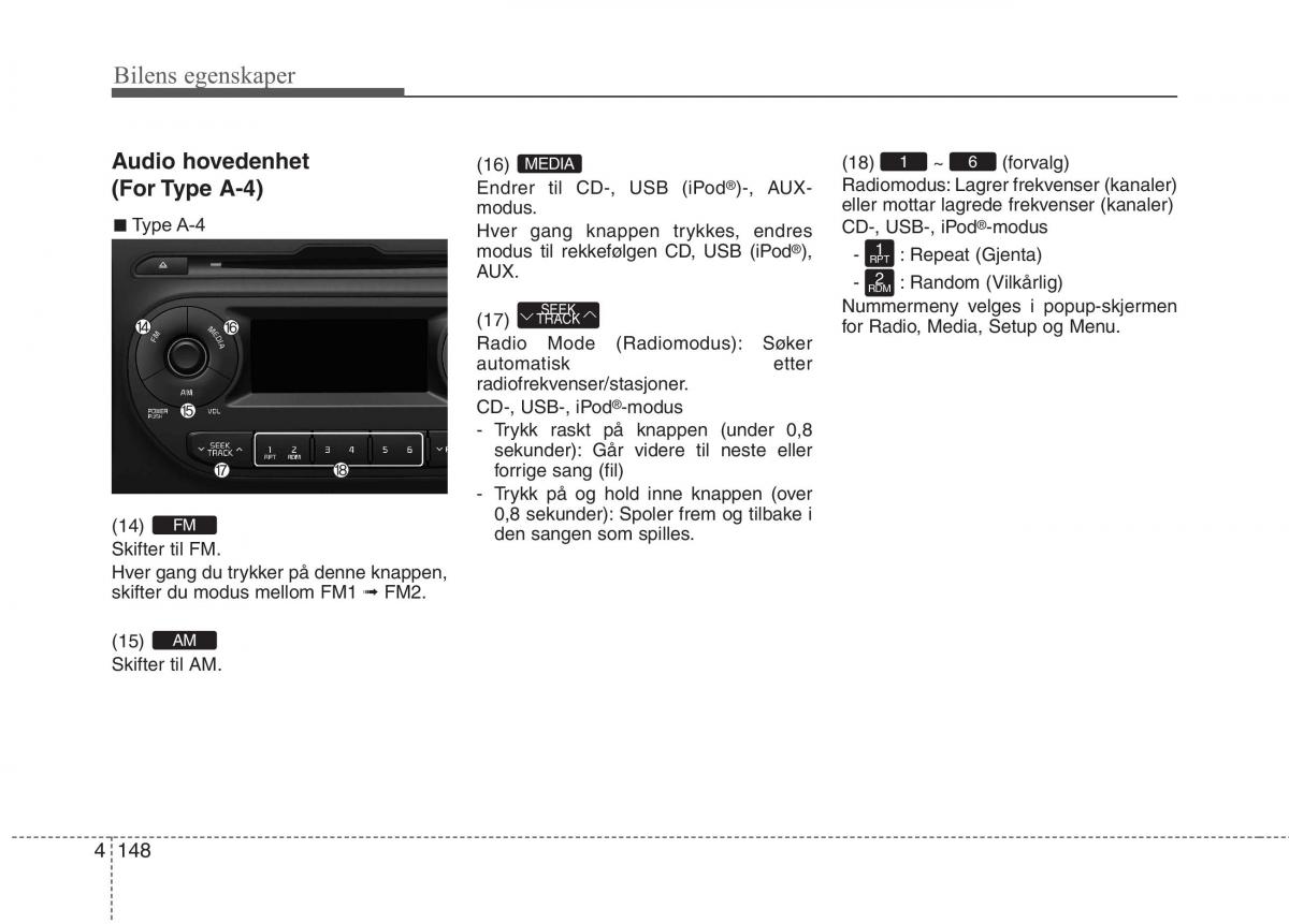 KIA Picanto II 2 bruksanvisningen / page 227