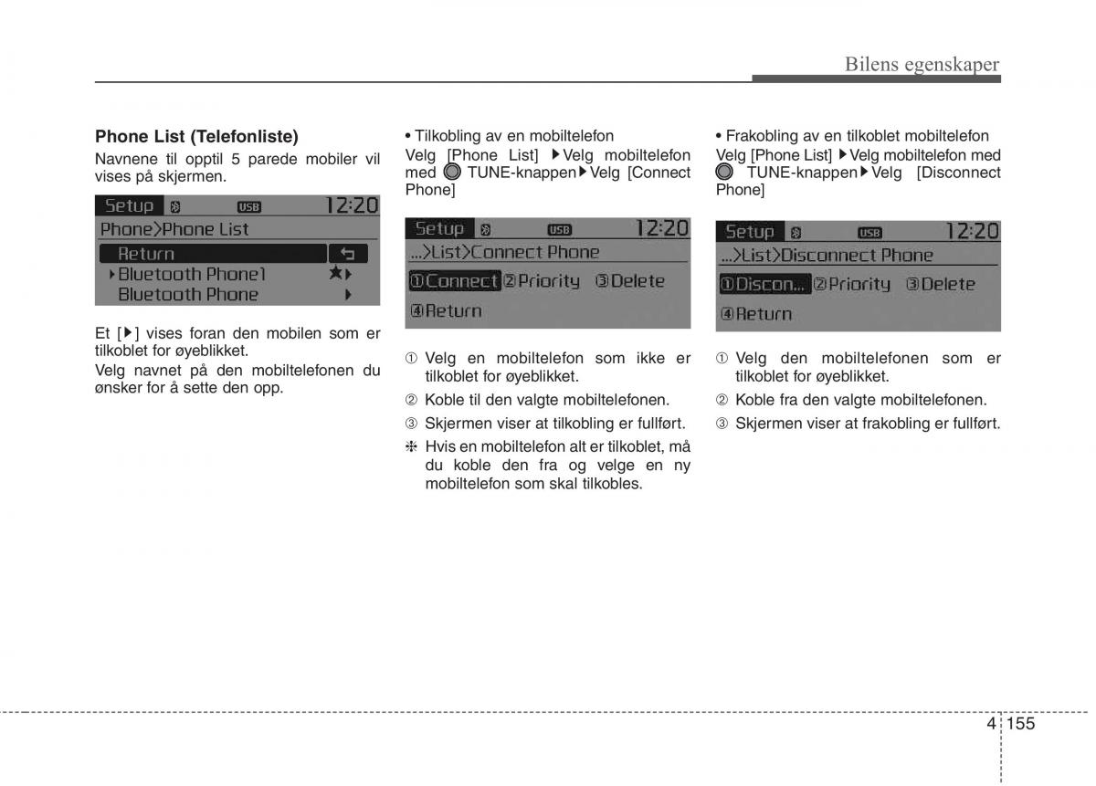 KIA Picanto II 2 bruksanvisningen / page 234