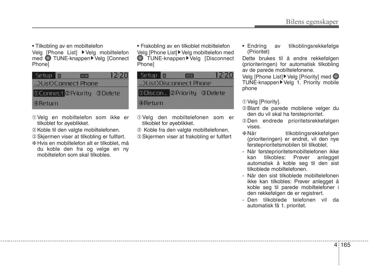 KIA Picanto II 2 bruksanvisningen / page 244