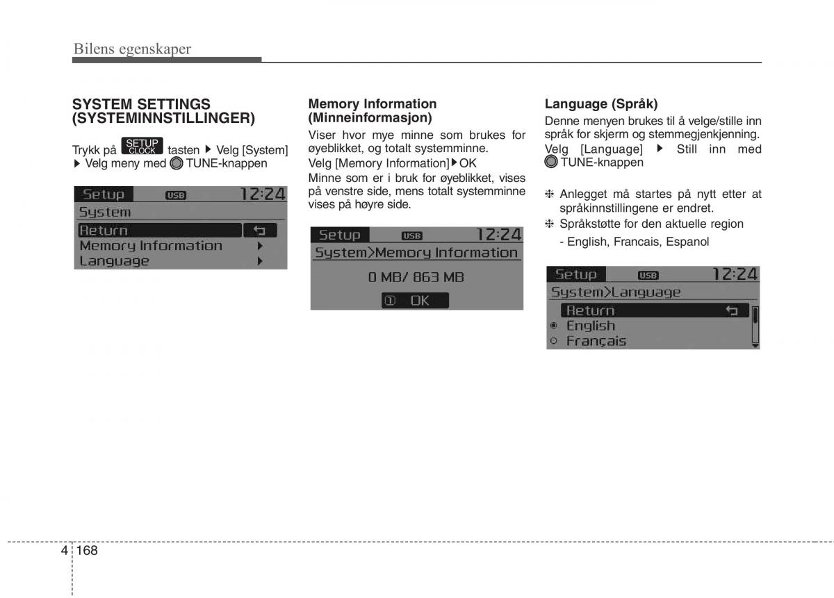 KIA Picanto II 2 bruksanvisningen / page 247