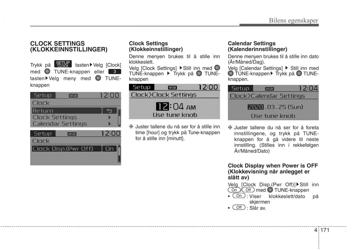 KIA Picanto II 2 bruksanvisningen / page 250