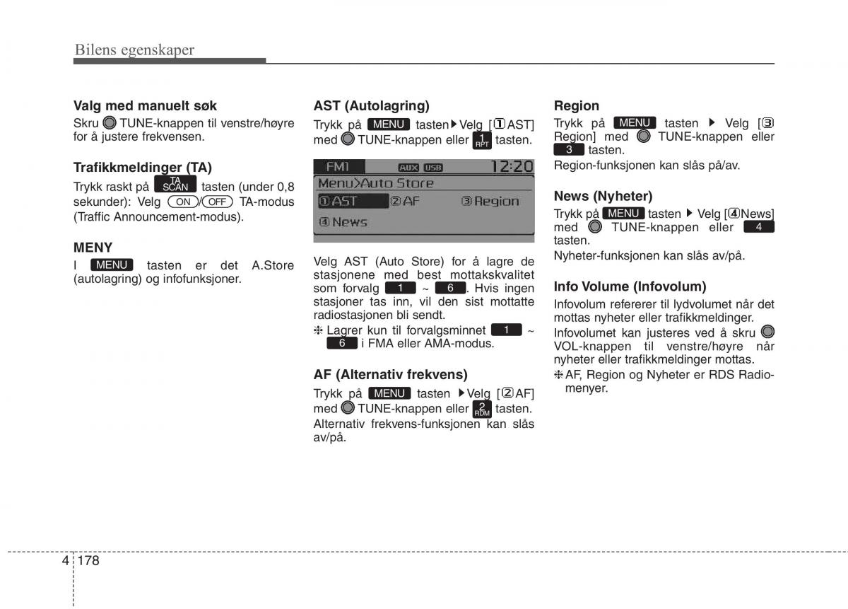 KIA Picanto II 2 bruksanvisningen / page 257