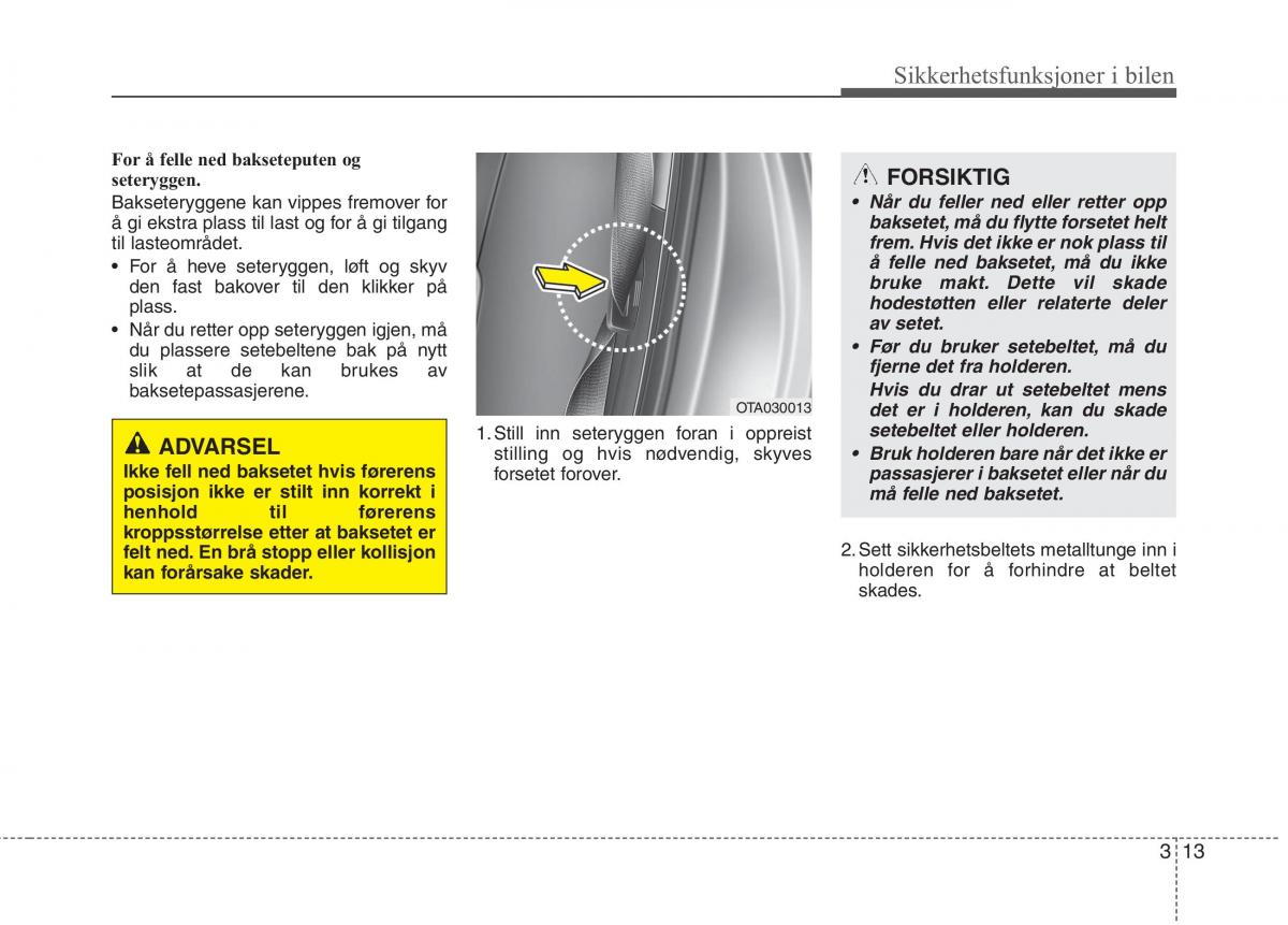 KIA Picanto II 2 bruksanvisningen / page 26