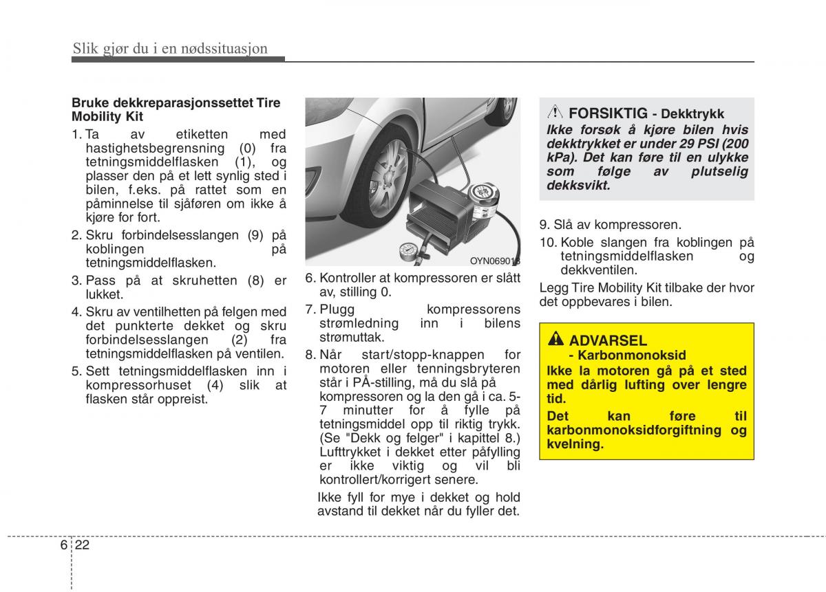 KIA Picanto II 2 bruksanvisningen / page 374