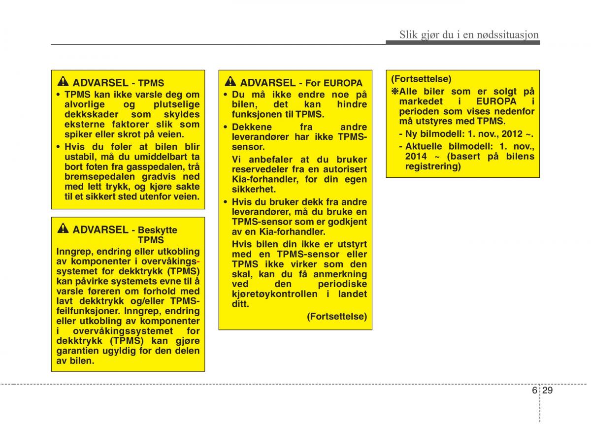 KIA Picanto II 2 bruksanvisningen / page 381