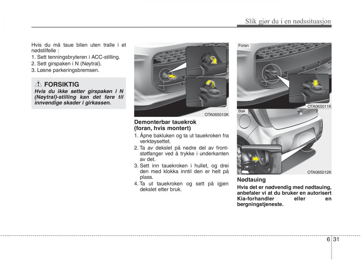 KIA Picanto II 2 bruksanvisningen / page 383