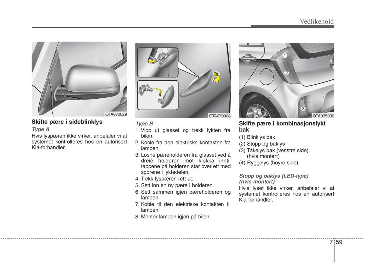 KIA Picanto II 2 bruksanvisningen / page 444