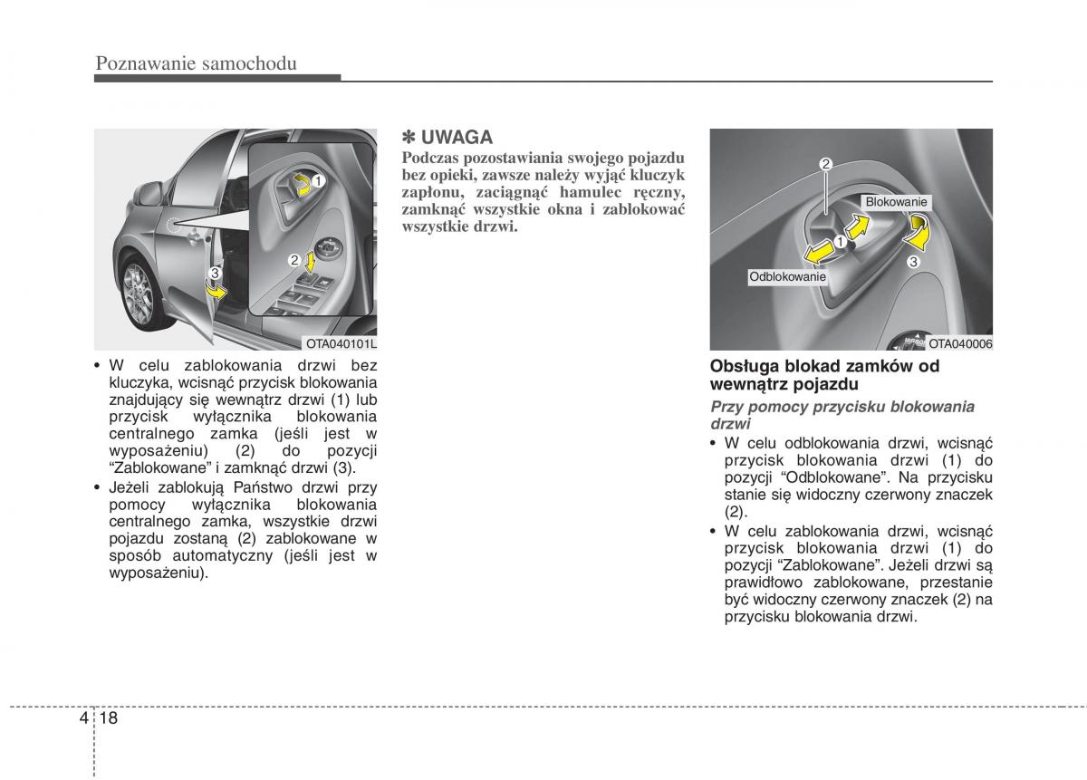 KIA Picanto II 2 instrukcja obslugi / page 107