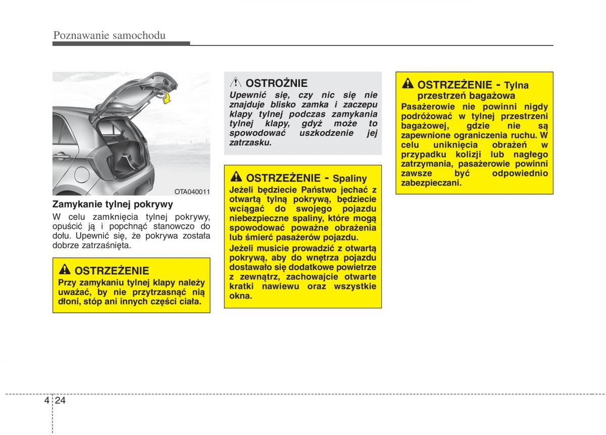 KIA Picanto II 2 instrukcja obslugi / page 113