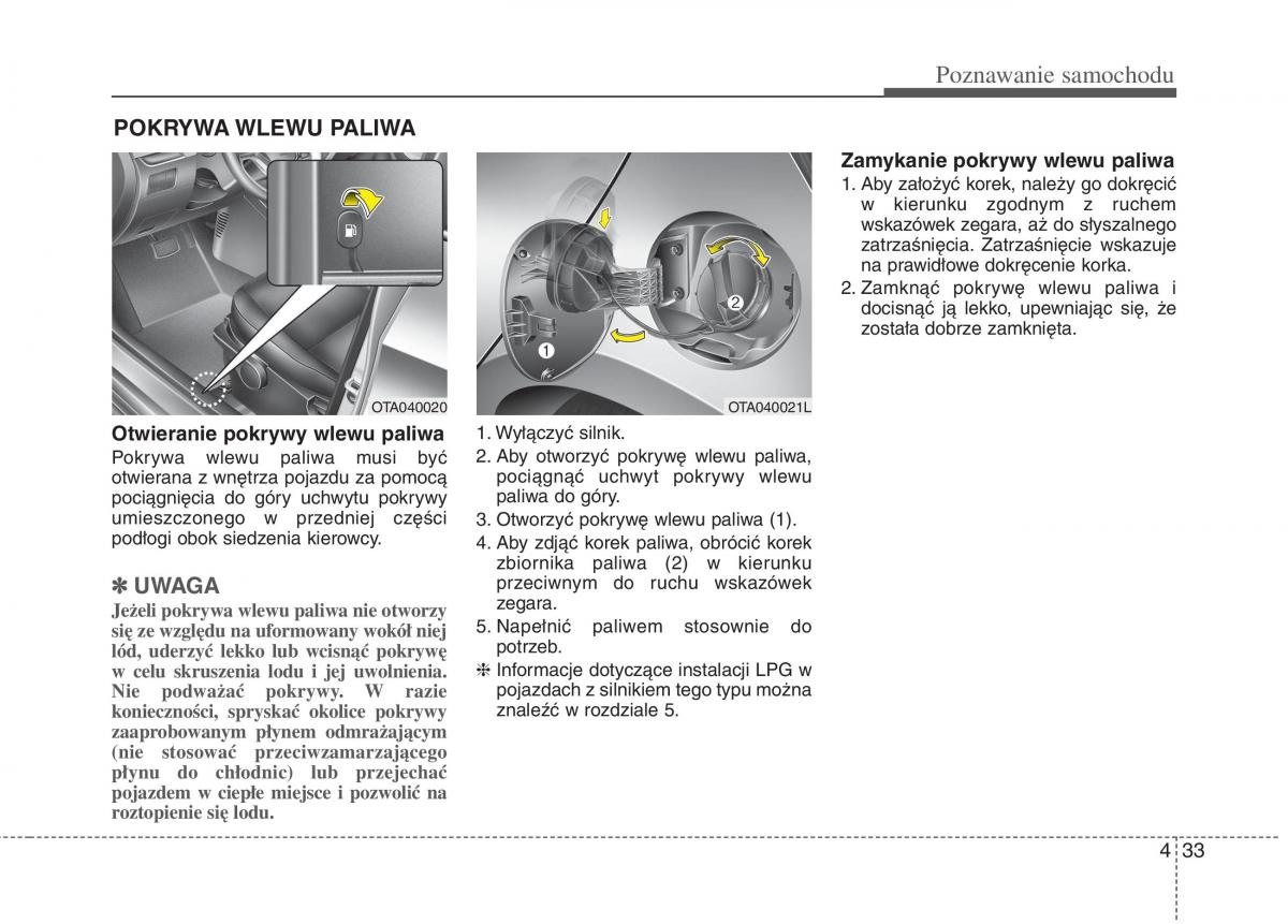 KIA Picanto II 2 instrukcja obslugi / page 122