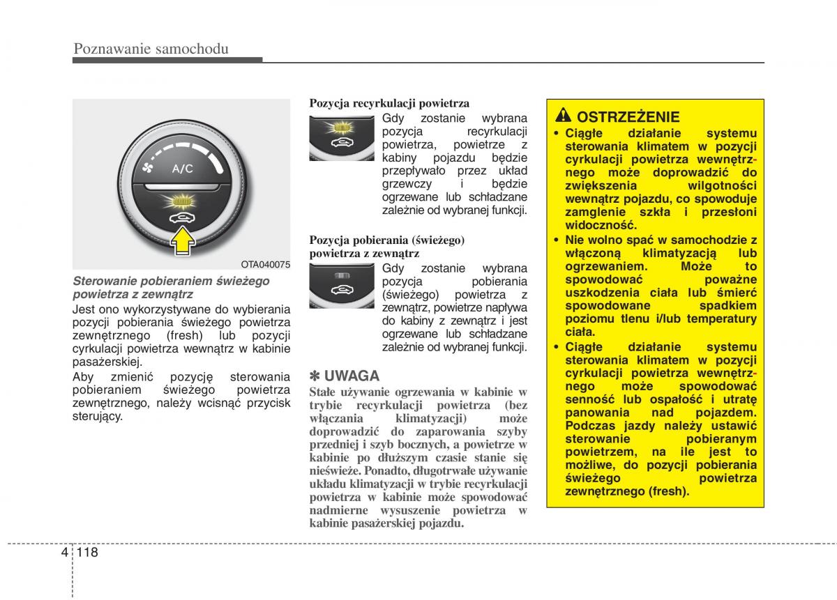 KIA Picanto II 2 instrukcja obslugi / page 207