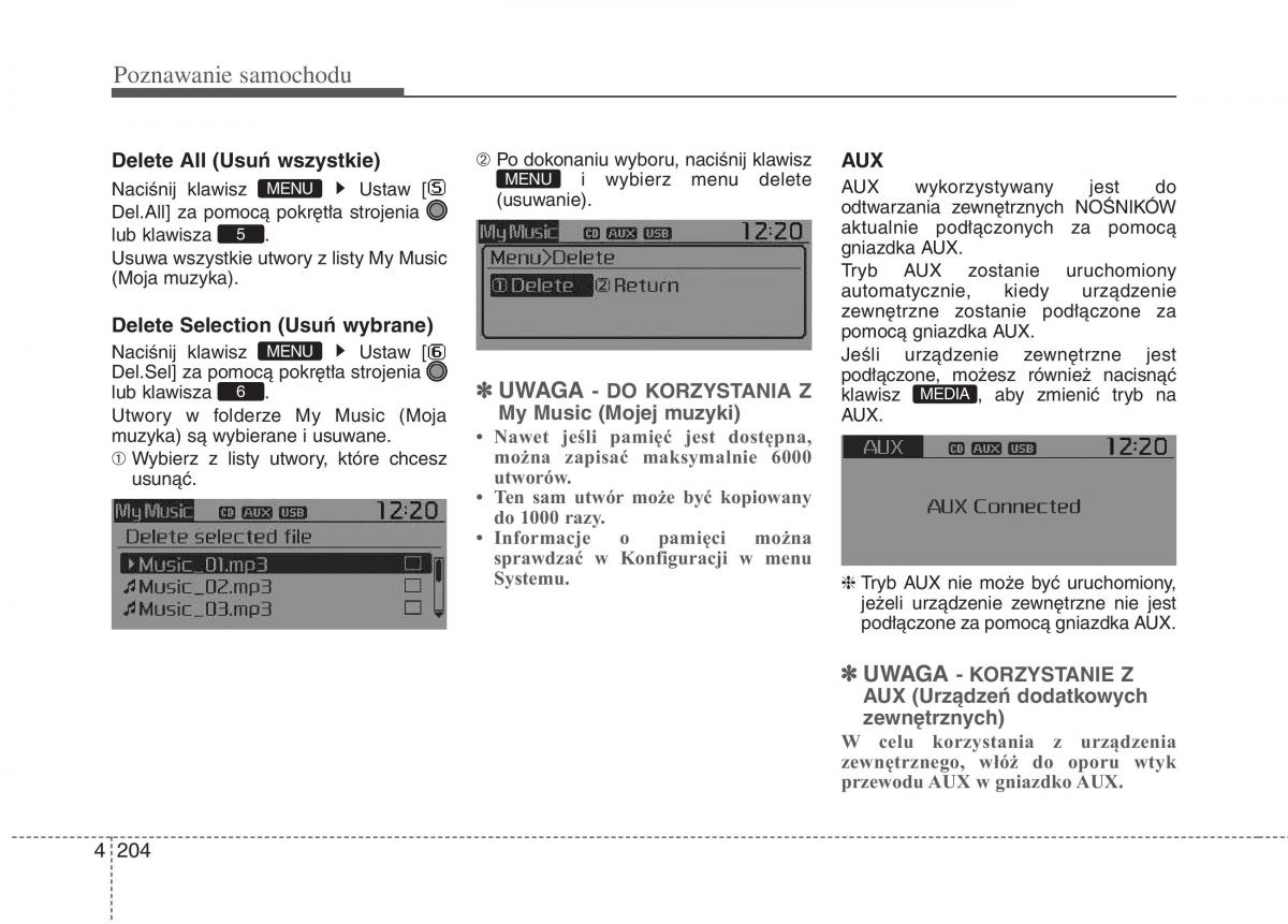 KIA Picanto II 2 instrukcja obslugi / page 293