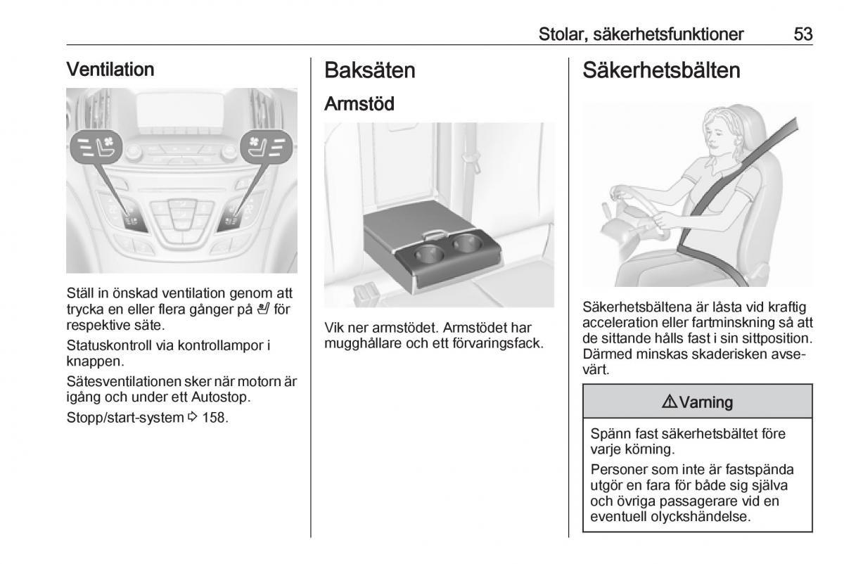 Opel Insignia A instruktionsbok / page 55