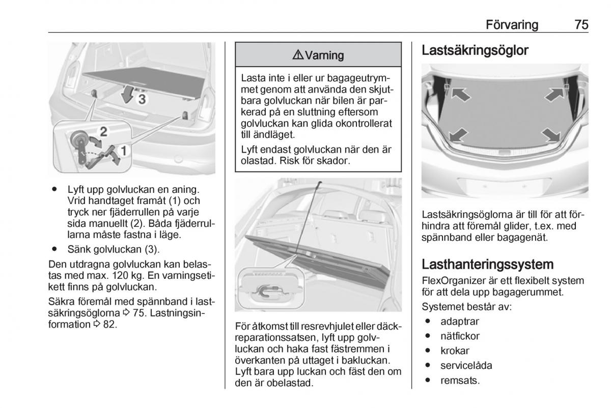 Opel Insignia A instruktionsbok / page 77