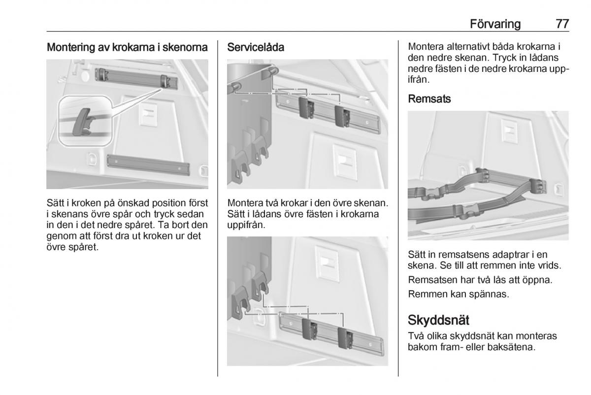 Opel Insignia A instruktionsbok / page 79