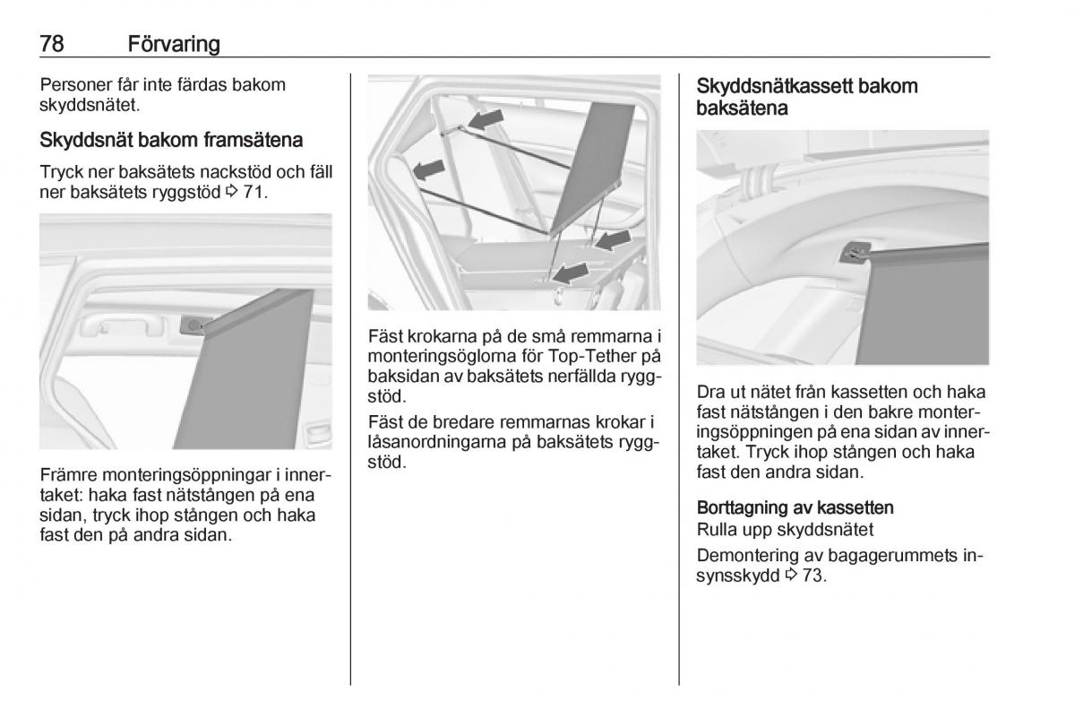 Opel Insignia A instruktionsbok / page 80