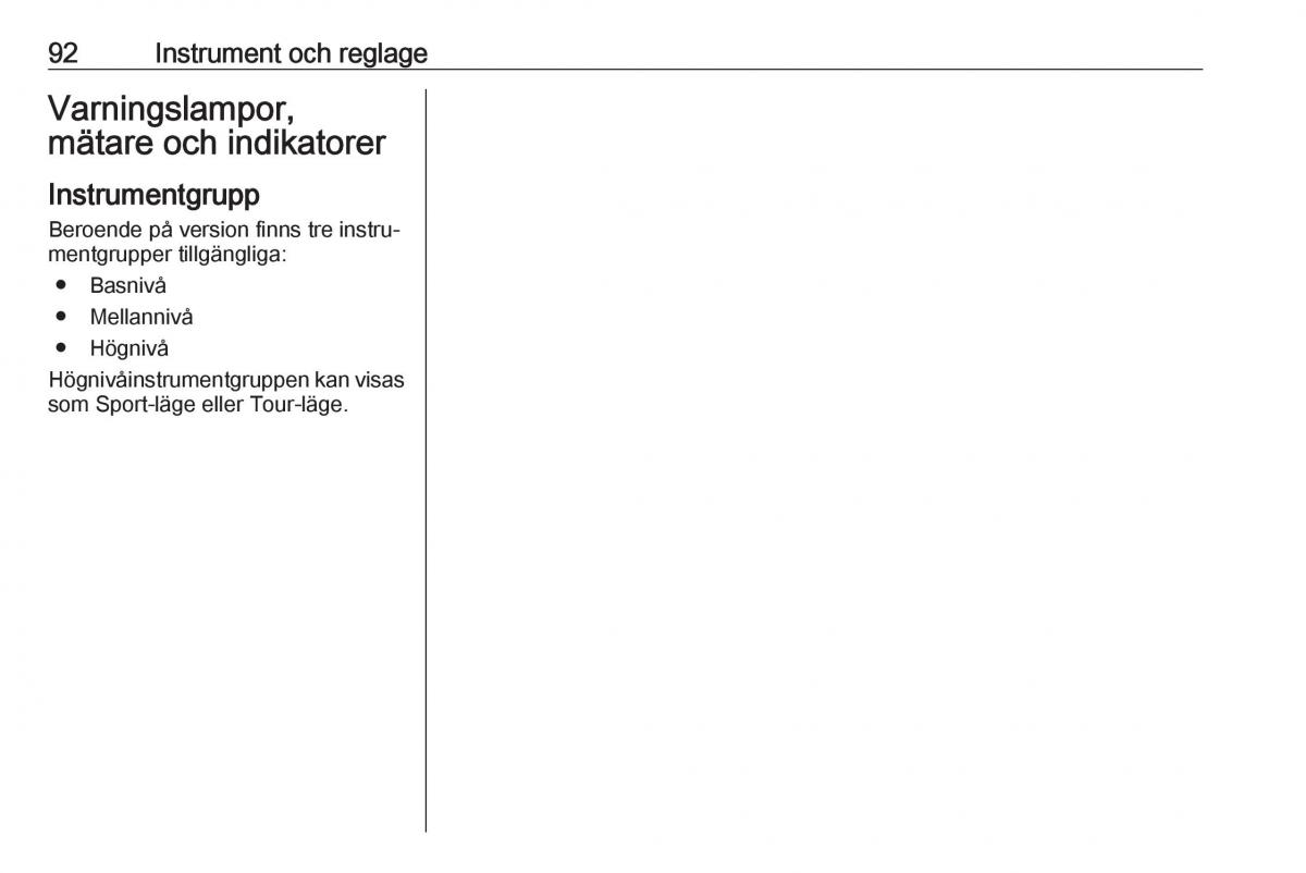 Opel Insignia A instruktionsbok / page 94