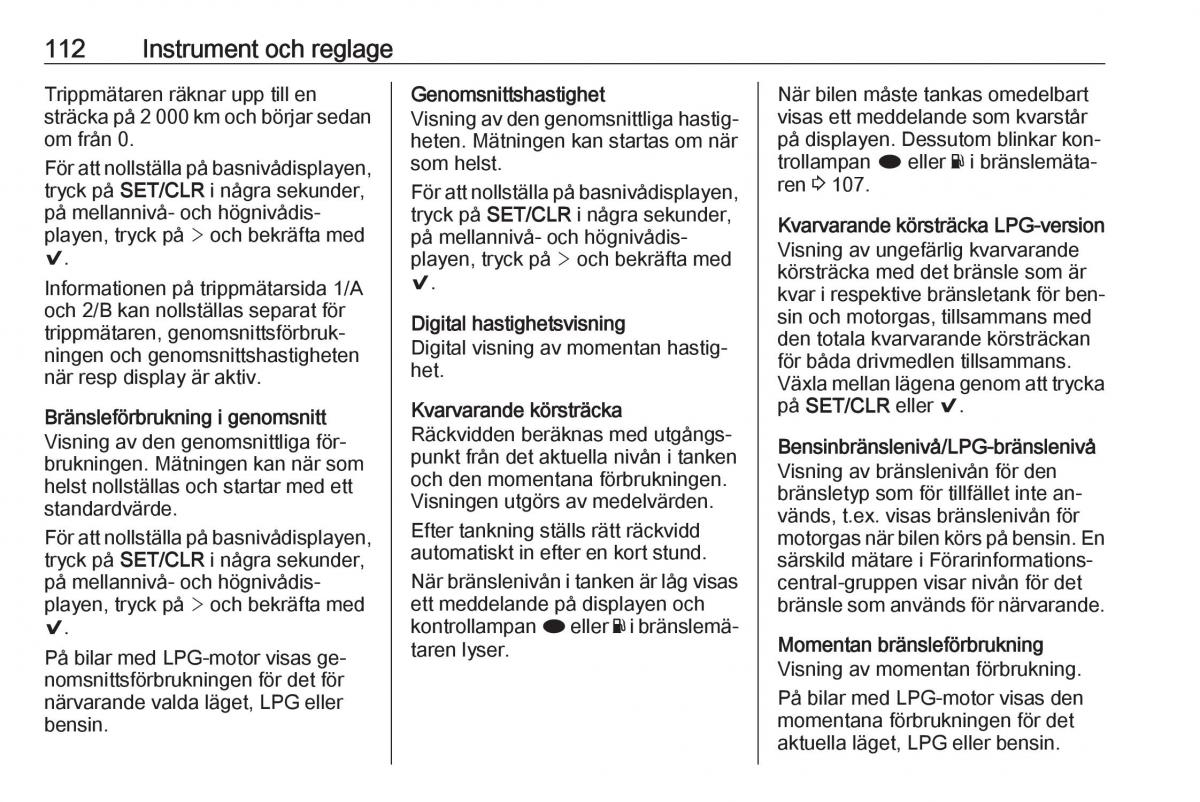 Opel Insignia A instruktionsbok / page 114