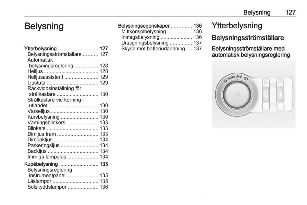 Opel Insignia A instruktionsbok / page 129