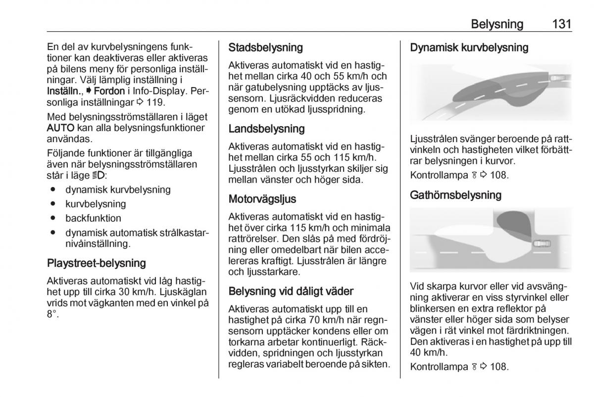 Opel Insignia A instruktionsbok / page 133