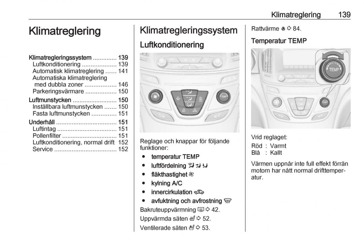 Opel Insignia A instruktionsbok / page 141