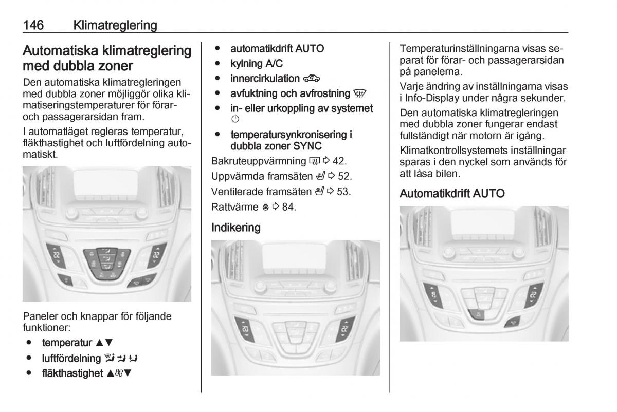 Opel Insignia A instruktionsbok / page 148