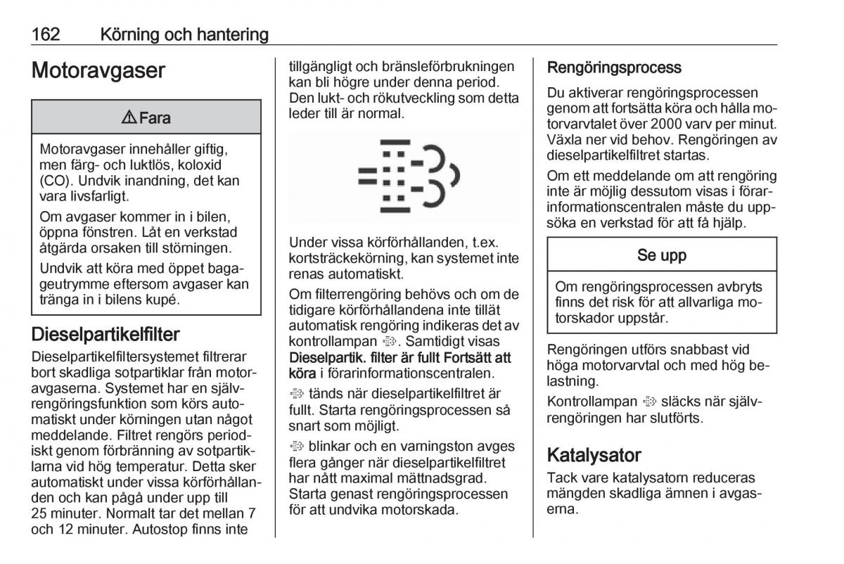 Opel Insignia A instruktionsbok / page 164