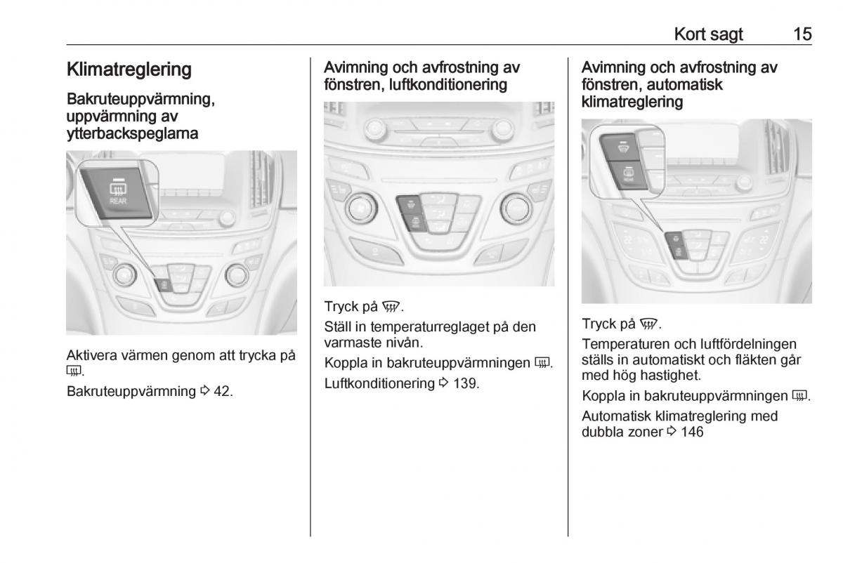 Opel Insignia A instruktionsbok / page 17