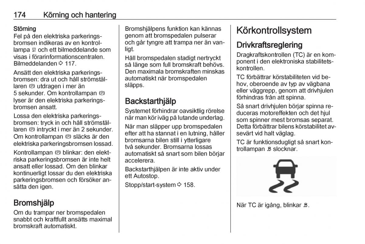 Opel Insignia A instruktionsbok / page 176