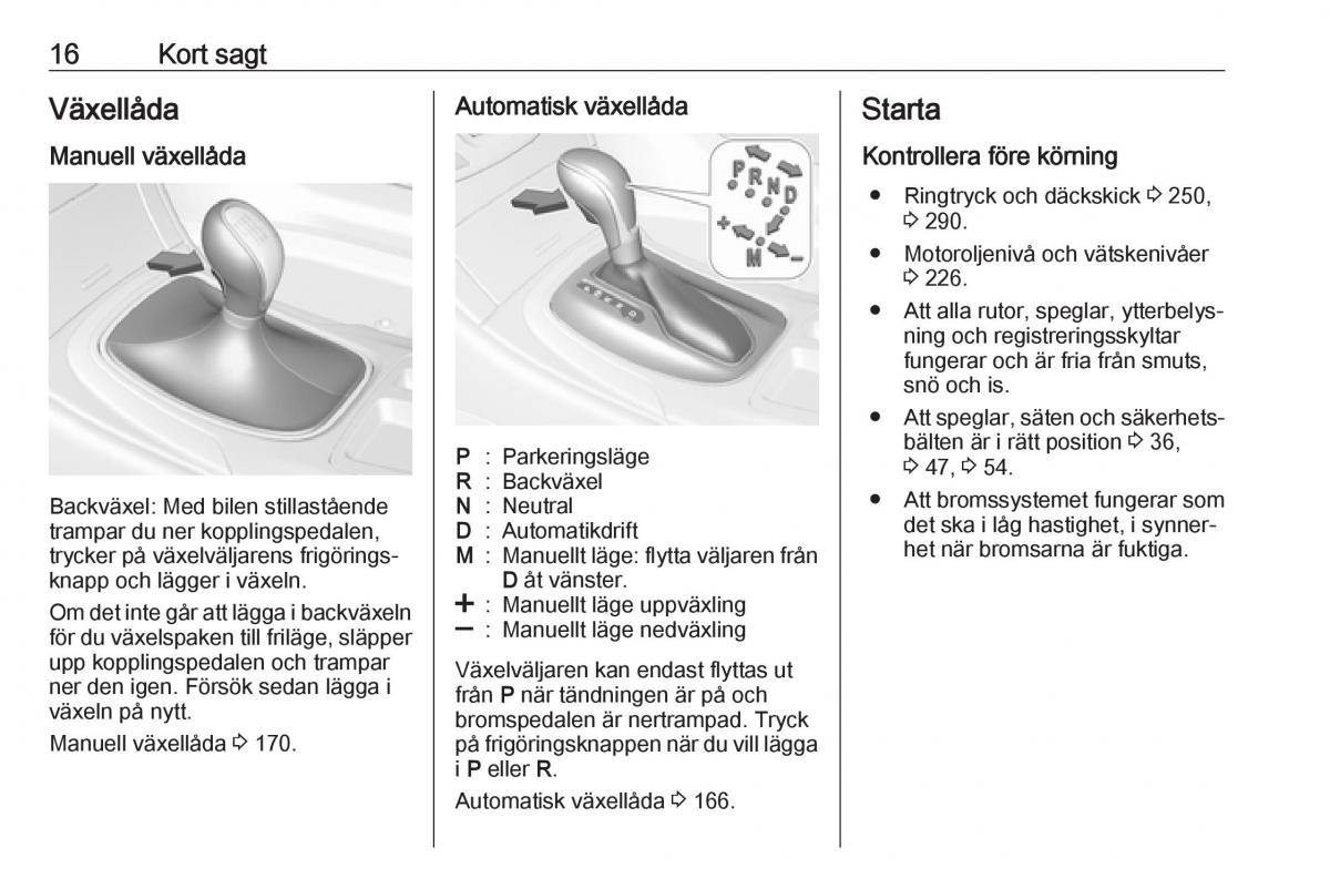 Opel Insignia A instruktionsbok / page 18