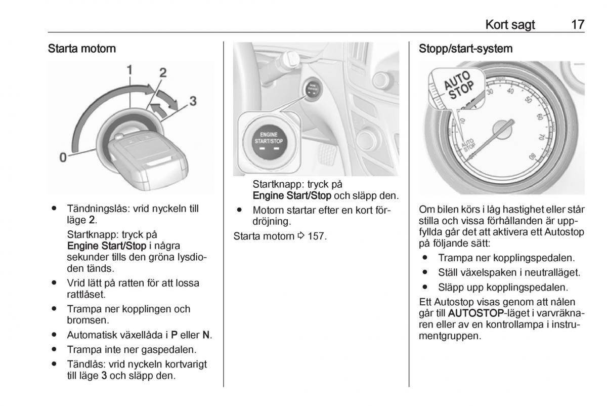 Opel Insignia A instruktionsbok / page 19