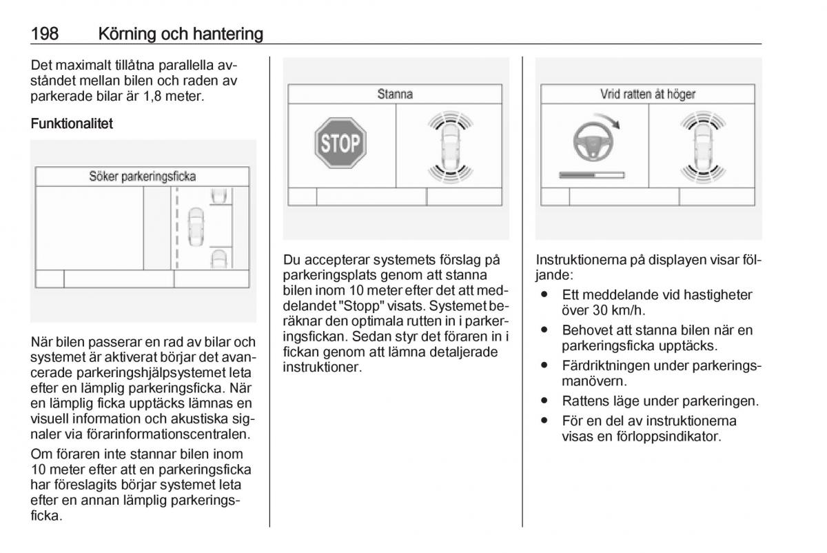 Opel Insignia A instruktionsbok / page 200