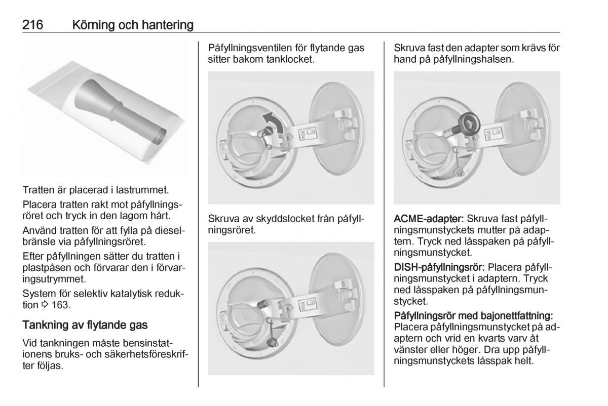 Opel Insignia A instruktionsbok / page 218