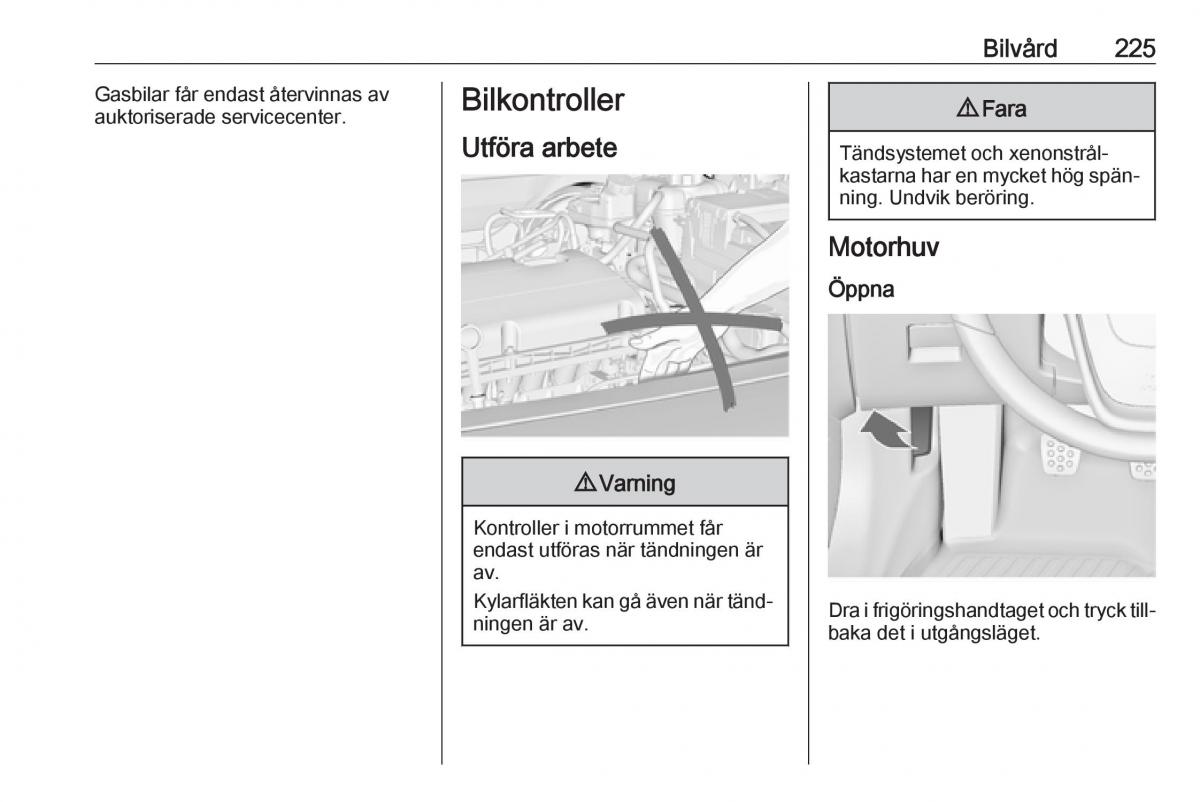 Opel Insignia A instruktionsbok / page 227