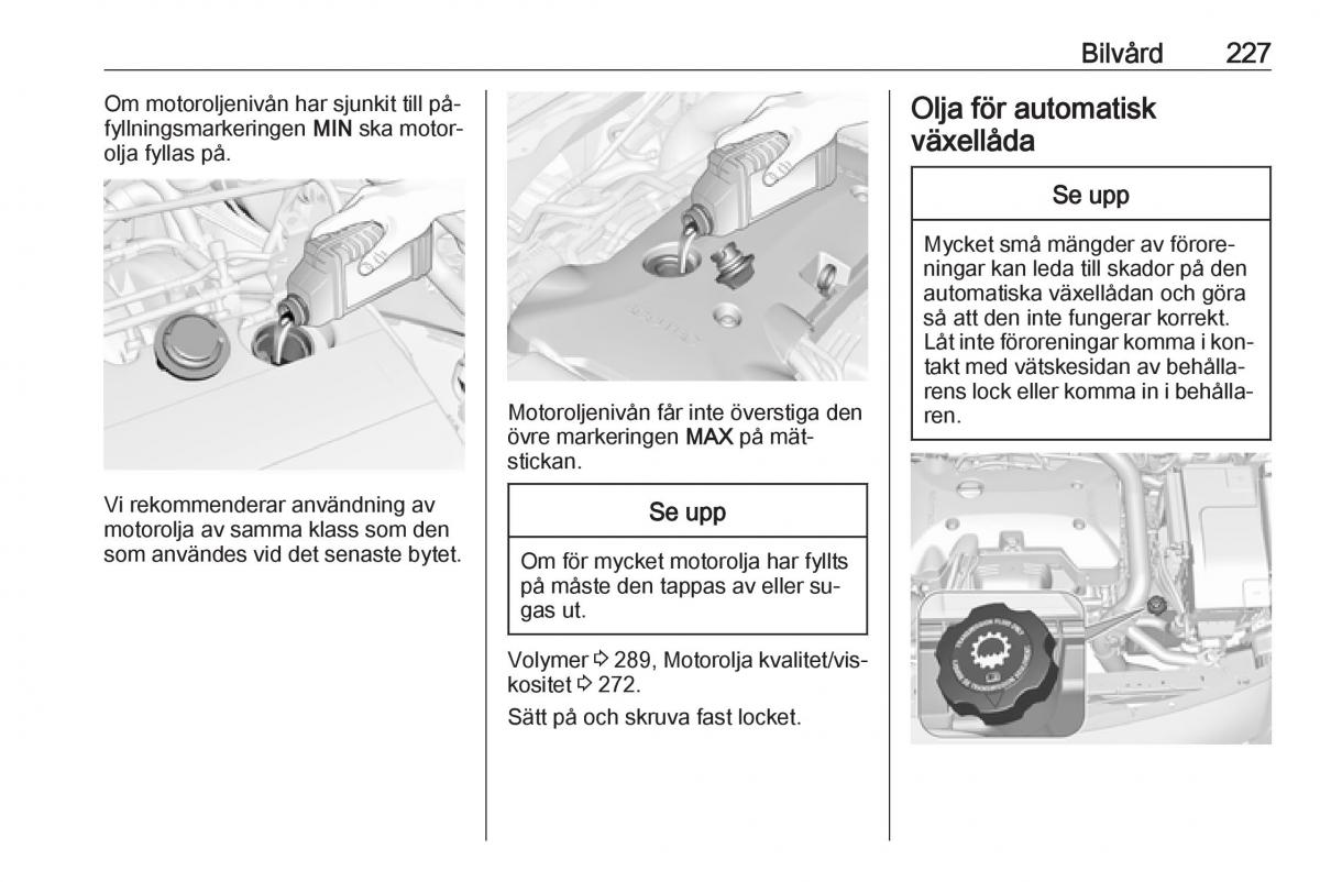 Opel Insignia A instruktionsbok / page 229