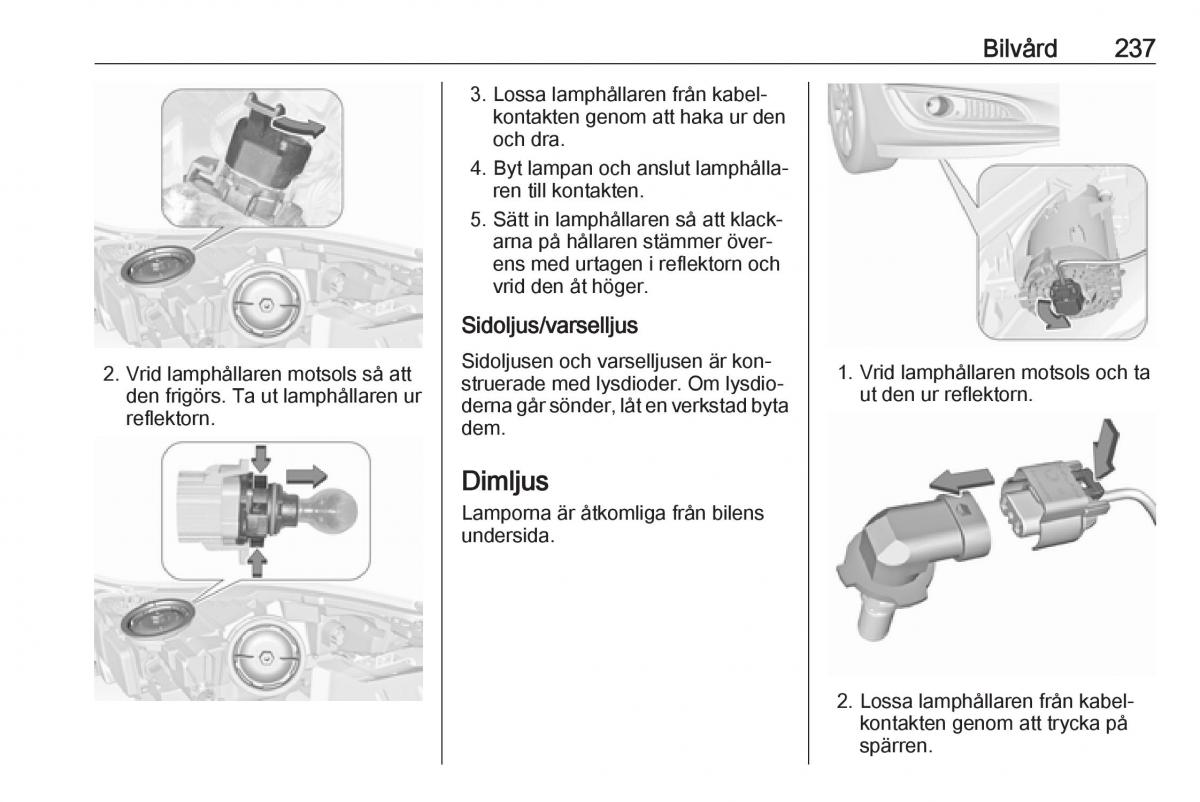 Opel Insignia A instruktionsbok / page 239