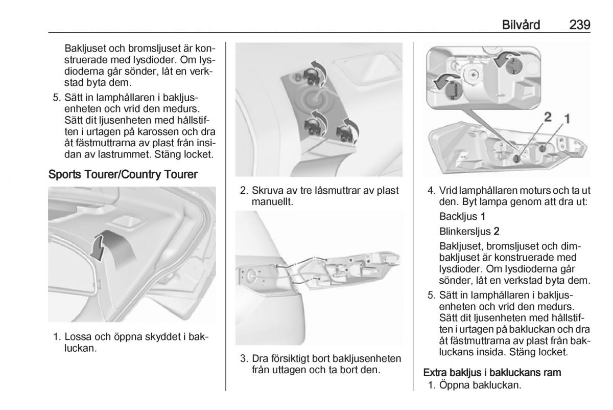 Opel Insignia A instruktionsbok / page 241