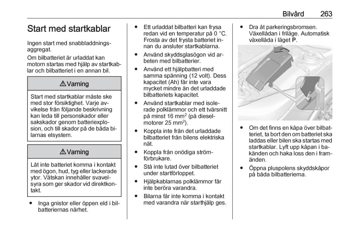 Opel Insignia A instruktionsbok / page 265