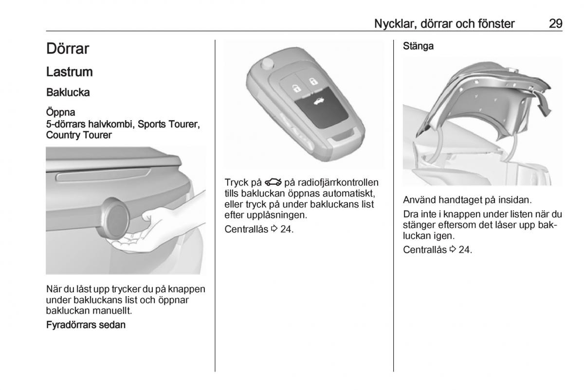 Opel Insignia A instruktionsbok / page 31