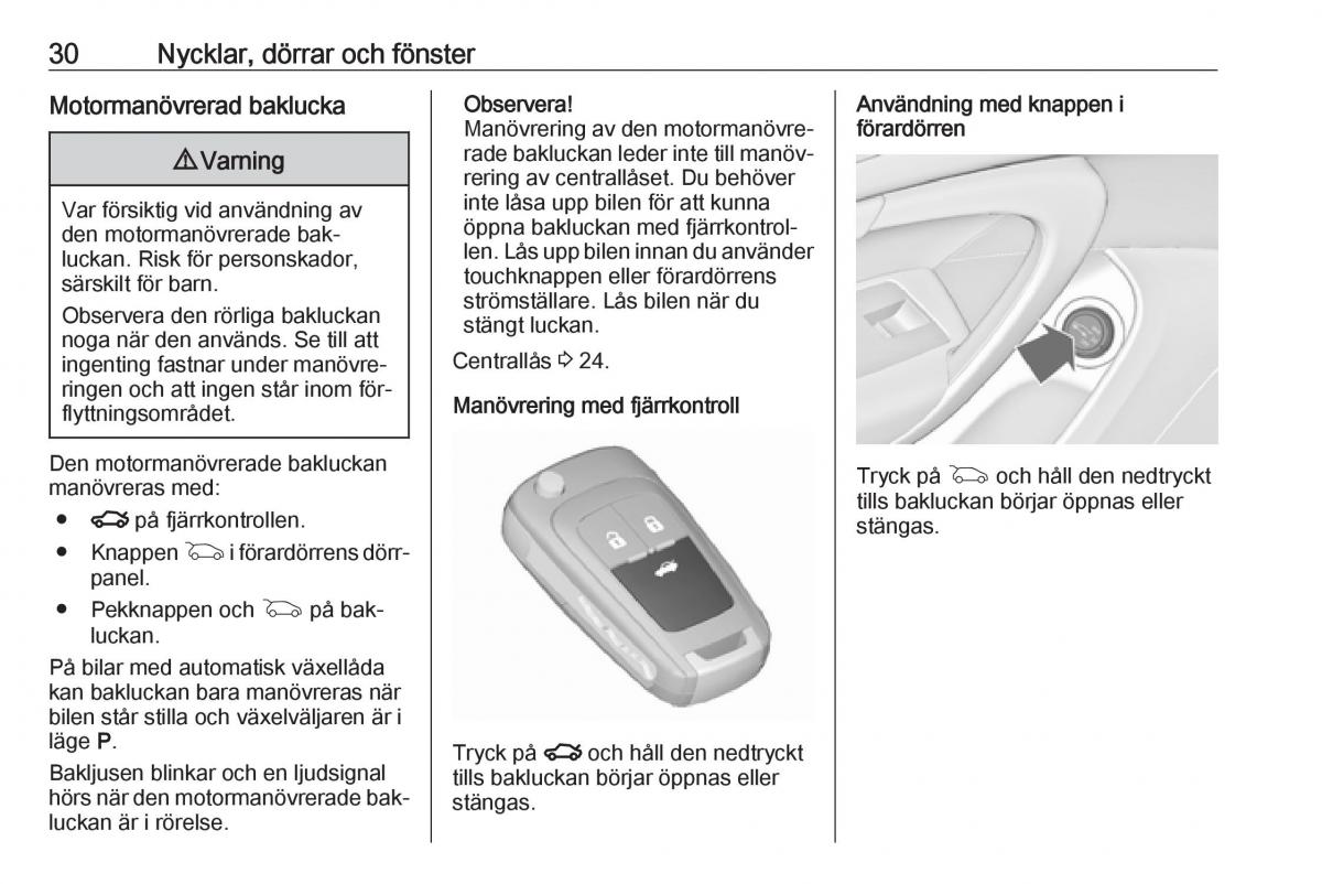 Opel Insignia A instruktionsbok / page 32