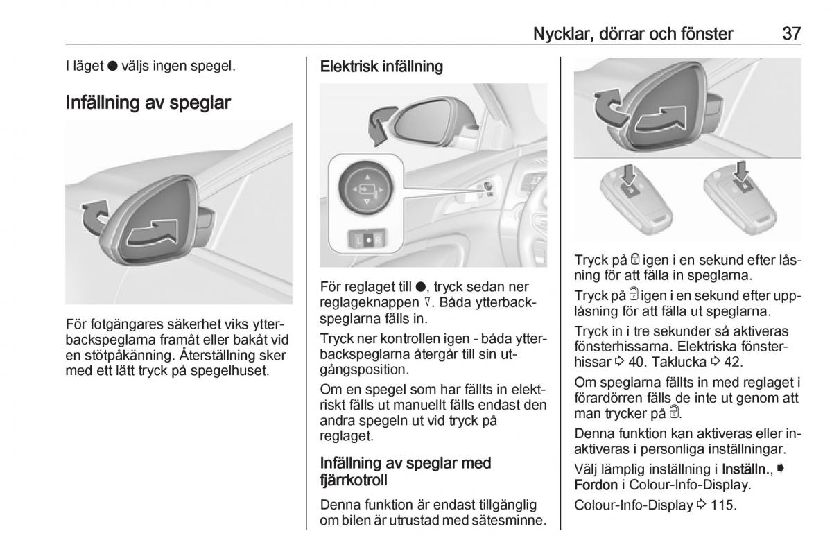 Opel Insignia A instruktionsbok / page 39